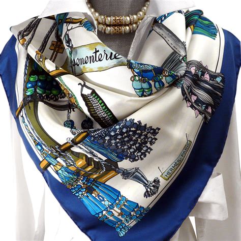 Hermes silk scarf